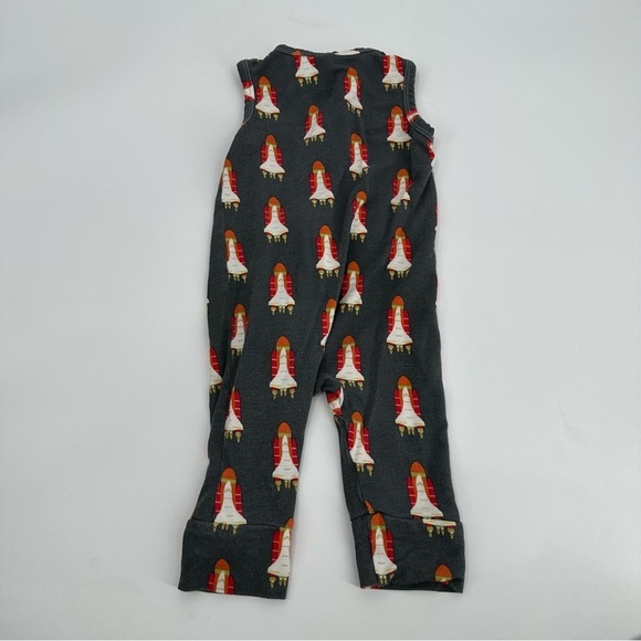 KATE QUINN Sleeveless Zipper Jumpsuit Bamboo Space Shuttle 3-6 Months - Picture 2 of 5
